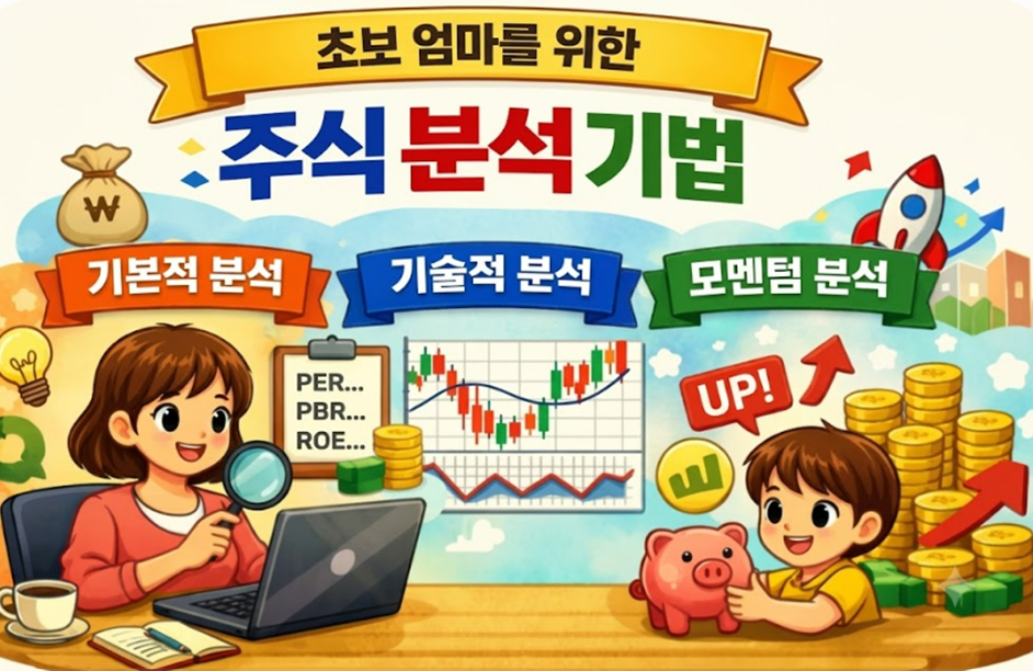 기본적 분석 기술적 분석 모멘텀 분석을 한눈에 설명하는 주식 투자 입문 가이드